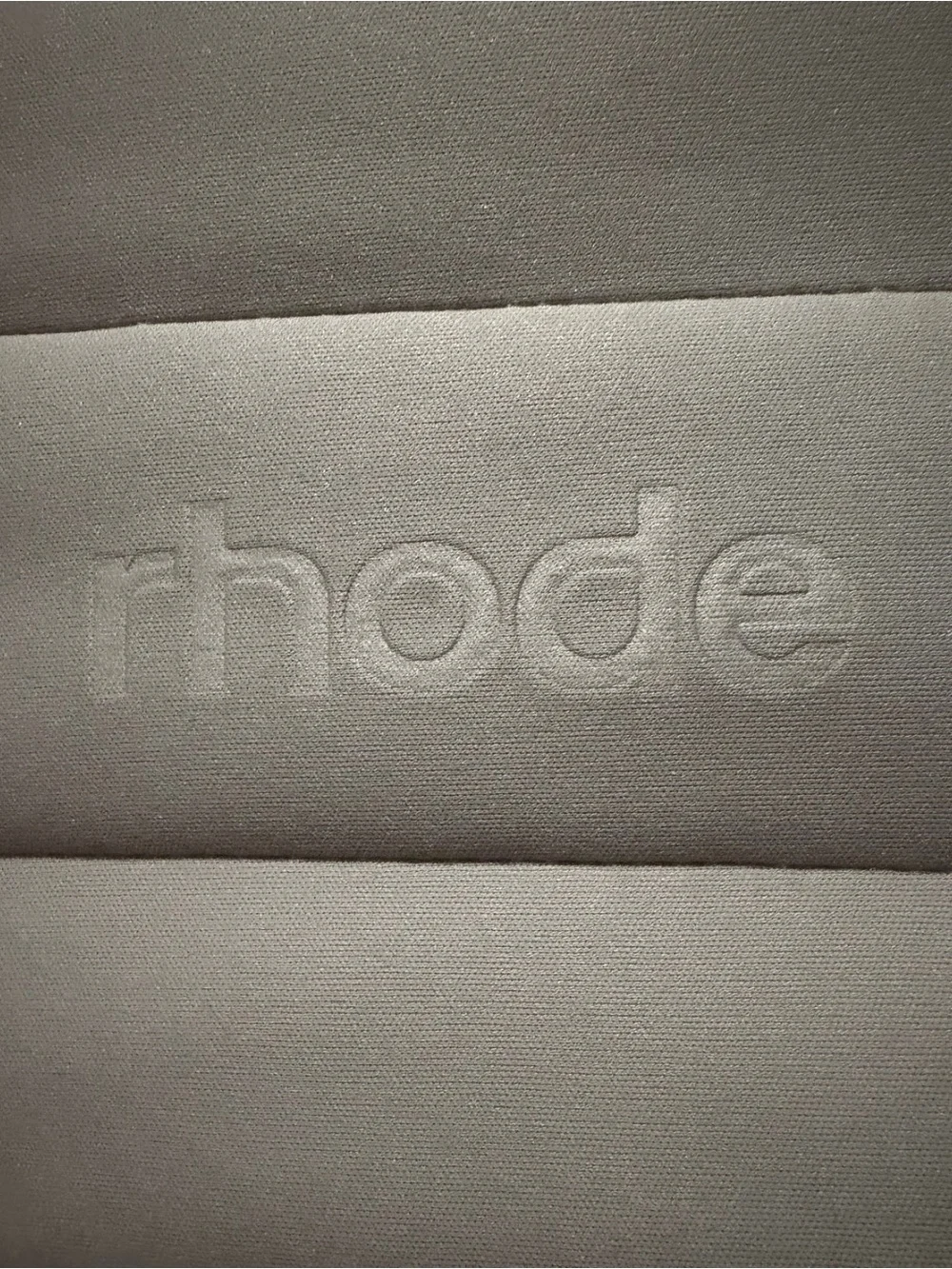 rhode Bubble Pouch Only from Travel Set - Light Gray